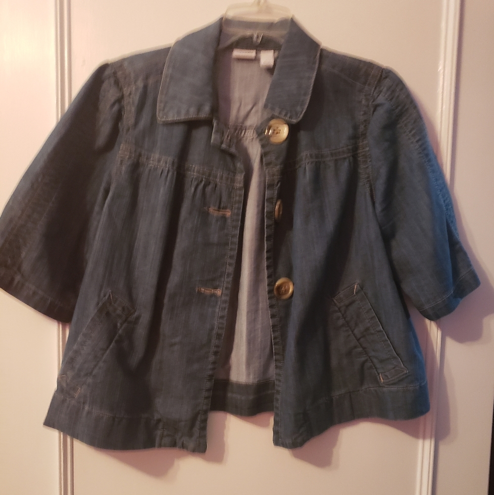 Denim jacket 3/4 sleeve